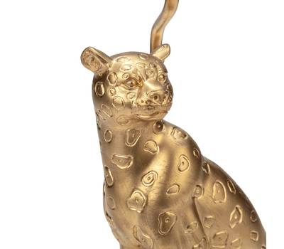 Светильник настольный REXANT 603-1020 декоративный Акцент "Леопард" золотой с черным абажуром, с цок