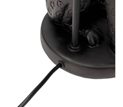 Светильник настольный REXANT 603-1021 декоративный Акцент "Леопард" черный с черным абажуром, с цоко