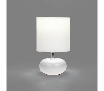 Светильник настольный REXANT 603-1025 декоративный Форте, основание белого цвета, белый абажур, цоко