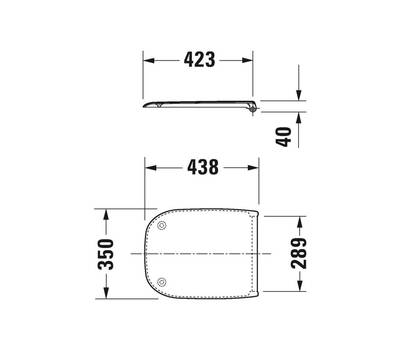Сиденье для унитаза Дюравит 67 390 000