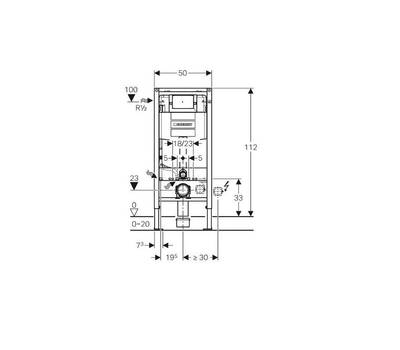 Инсталляция для унитаза GEBERIT 111.060.00.1