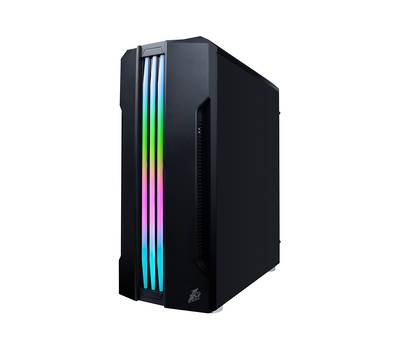 Корпус системного блока 1STPLAYER R3-A-1R1 RAINBOW R3-A / ATX, tempered glass side panel / 1x 120mm