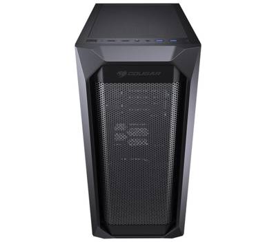 Корпус системного блока Cougar 385VM70.0003 MX410 Mesh-G , без БП, боковое окно, чёрный, ATX