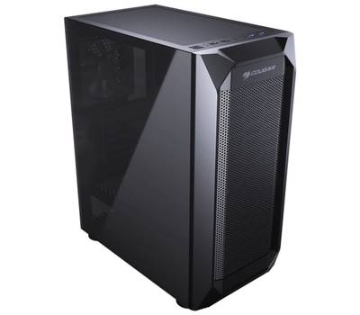 Корпус системного блока Cougar 385VM70.0003 MX410 Mesh-G , без БП, боковое окно, чёрный, ATX