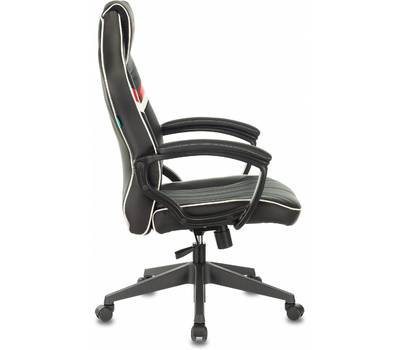 Офисное кресло ZOMBIE Z3 черный/красный эко.кожа крестов. пластик