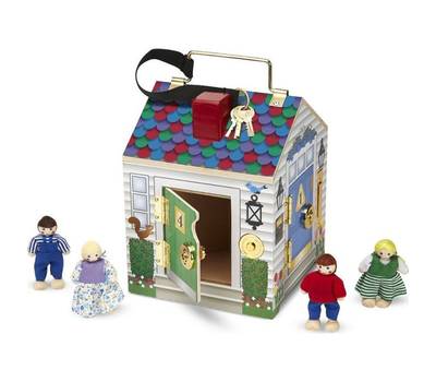 Развивающая игрушка Melissa&Doug Создай свой мир дом с замками 2505