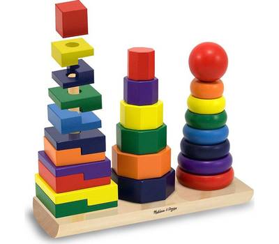 Развивающая игрушка Melissa&Doug Геометрическая пирамидка 567M