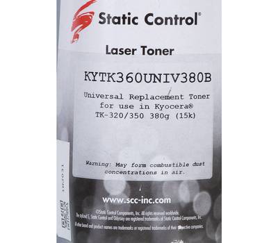 Тонер Static Control KYTK360UNIV380B