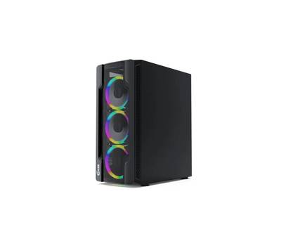 Корпус системного блока Powercase CMIXB-L4 Mistral X4 Mesh LED, Tempered Glass, 4x 120mm fan, чёрны