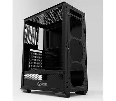 Корпус системного блока Powercase CMIXB-F4 Mistral X4 Mesh, Tempered Glass, 4x 120mm fan, чёрный, A