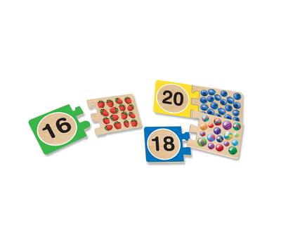 Развивающая игрушка Melissa&Doug Первые навыки Проверь себя - Цифры 2542