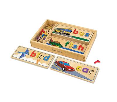 Развивающая игрушка Melissa&Doug Подбор букв по картинкам 2940