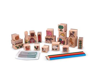 Набор для творчества Melissa&Doug Набор печатей ферма 8592