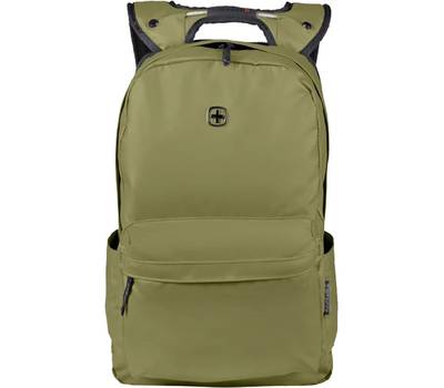 Рюкзак WENGER 14'', с водоотталкивающим покрытием, оливковый, 28x22x41 см, 18 л