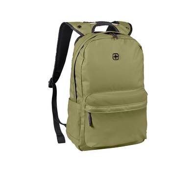 Рюкзак WENGER 14'', с водоотталкивающим покрытием, оливковый, 28x22x41 см, 18 л