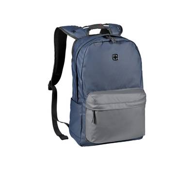 Рюкзак WENGER 14'', с водоотталкивающим покрытием, синий/серый, 28x22x41 см, 18 л