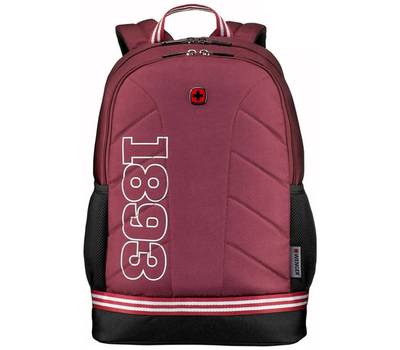 Рюкзак WENGER Collegiate Quadma 16”, красный, 33х17х43 см, 22 л