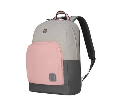 Рюкзак WENGER Next Crango 16", серый/розовый, 33х22х46 см, 27 л