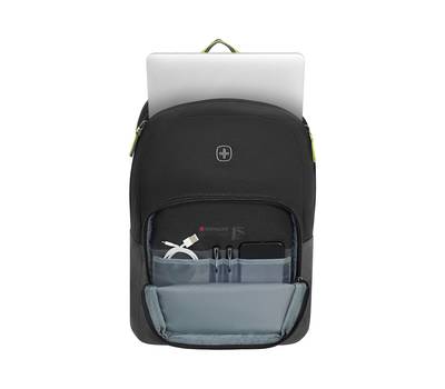 Рюкзак WENGER Next Crango 16", чёрный/антрацит, 33х22х46 см, 27л