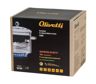 Кастрюля с крышкой Olivetti CSG02