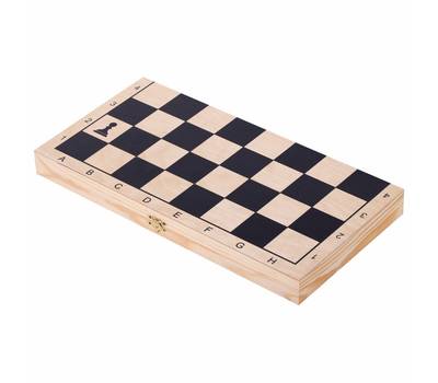 Настольная игра ЗОЛОТАЯ СКАЗКА (3 в 1), деревянные, большая доска 40х40 см, ЗОЛОТАЯ СКАЗКА, 664671