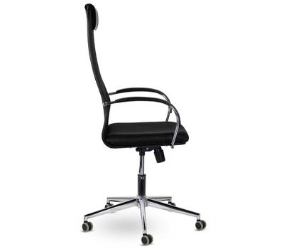 Офисное кресло BRABIX Pilot EX-610 CH, хром, ткань-сетка, черное