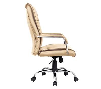 Офисное кресло BRABIX Space EX-508, экокожа, хром, бежевое