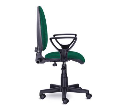 Офисное кресло BRABIX Prestige Ergo MG-311, регулируемая эргономичная спинка, ткань,черно-зеленое