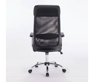 Офисное кресло BRABIX Flight EX-540, хром, экокожа, сетка, черное