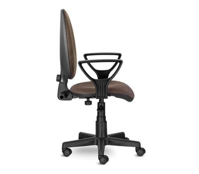Офисное кресло BRABIX Prestige Ergo MG-311, регулируемая эргономичная спинка, ткань, коричневое
