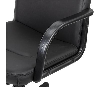 Офисное кресло BRABIX Top MG-333, с подлокотниками, кожзам, черное