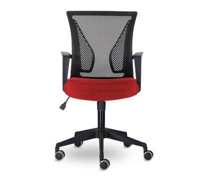 Офисное кресло BRABIX Wings MG-309, пластик черный, сетка, черное/красное