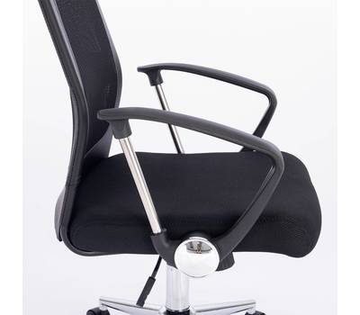 Офисное кресло BRABIX "Flight R EX-541", хром, ткань TW, сетка, черное, 532517
