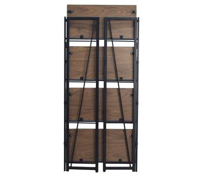 Стеллаж BRABIX LOFT SH-001", 600х300х1250 мм, складной, цвет морёный дуб, 641228