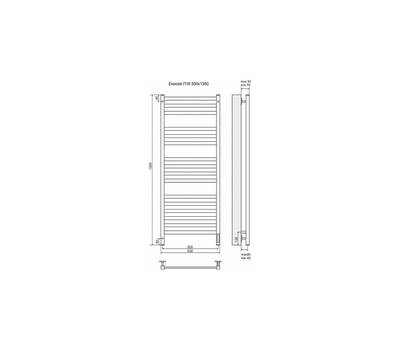 Полотенцесушитель Terminus Енисей П16 500x1350