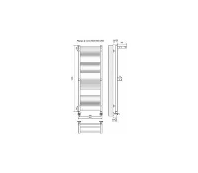 Полотенцесушитель Terminus Аврора П22 400x1200 с двумя полками