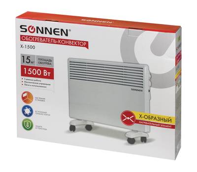 Обогреватель конвекторный SONNEN 453 495