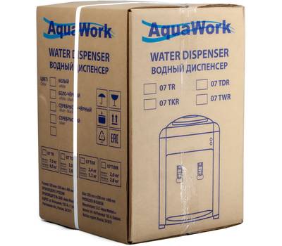 Кулер для воды AQUA WORK 0.7-TKR белый/черный
