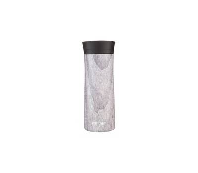 Термокружка CONTIGO Pinnacle Couture 0.42л. белый/коричневый (2104546)