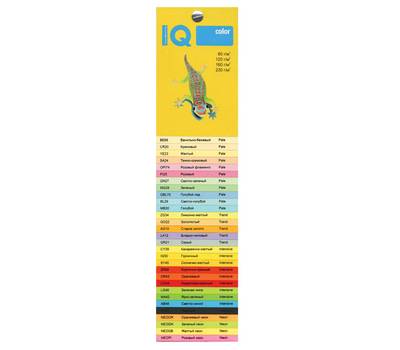 Бумага цветная IQ COLOR А4, 80 г/м2, 500 л., пастель, розовый фламинго, OPI74