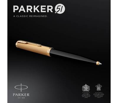 Ручка шариковая PARKER 51 Premium, Black GT