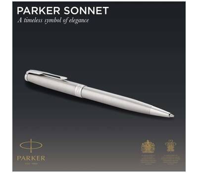 Ручка шариковая PARKER Sonnet Core K526, Stainless Steel CT