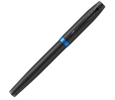 Ручка шариковая PARKER IM Vibrant Rings T315, Flame Blue PVD