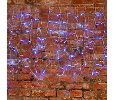 Гирлянда Neon-Night "Светодиодный Дождь" 2x0,8м, прозрачный провод, 230 В, диоды Синие 235-103