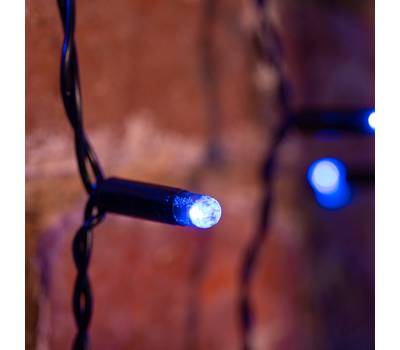Гирлянда Neon-Night "Светодиодный Дождь" 2х1,5м, эффект мерцания, черный провод, 230 В, диоды СИНИЕ 