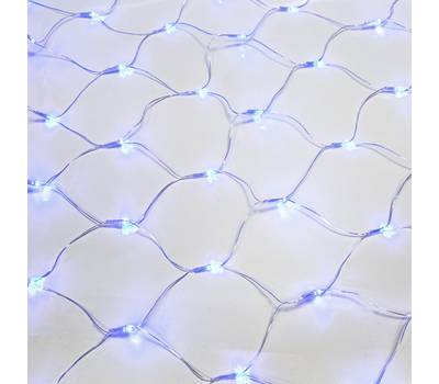 Гирлянда Neon-Night "сеть" 1,8х1,5м, прозрачный ПВХ, 180 LED, цвет: Синий 215-133
