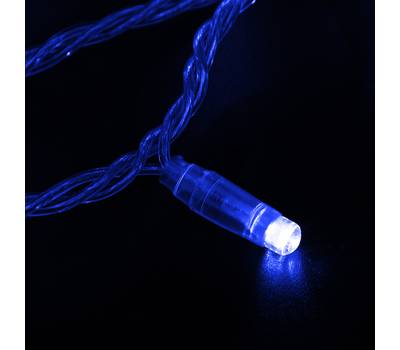 Гирлянда Neon-Night "Нить" 10м, с эффектом мерцания, прозрачный ПВХ, 230В, цвет Синий 305-283