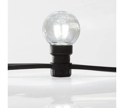 Гирлянда Neon-Night «Белт-Лайт» 10 м, черный каучук, 30 ламп, цвет Белый, IP65, соединяется 331-325