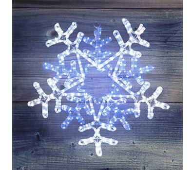 Фигура Neon-Night световая "Снежинка" цвет белая/синяя, размер 60*60 см, с контроллером