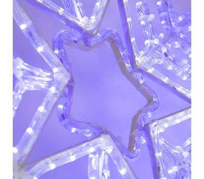 Фигура Neon-Night световая "Снежинка" цвет белая/синяя, размер 60*60 см, с контроллером